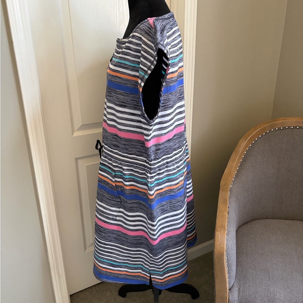 Talbots Multicolor Striped Midi Dress - Picture 2 of 7